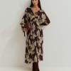 Printed Long Dress