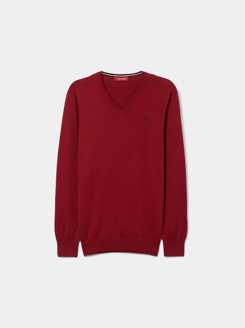 Pullover manga comprida em algodão