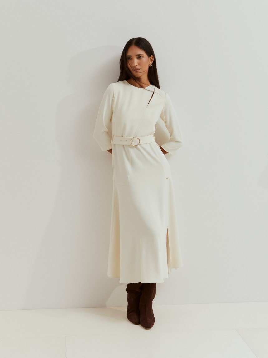 Long knit dress