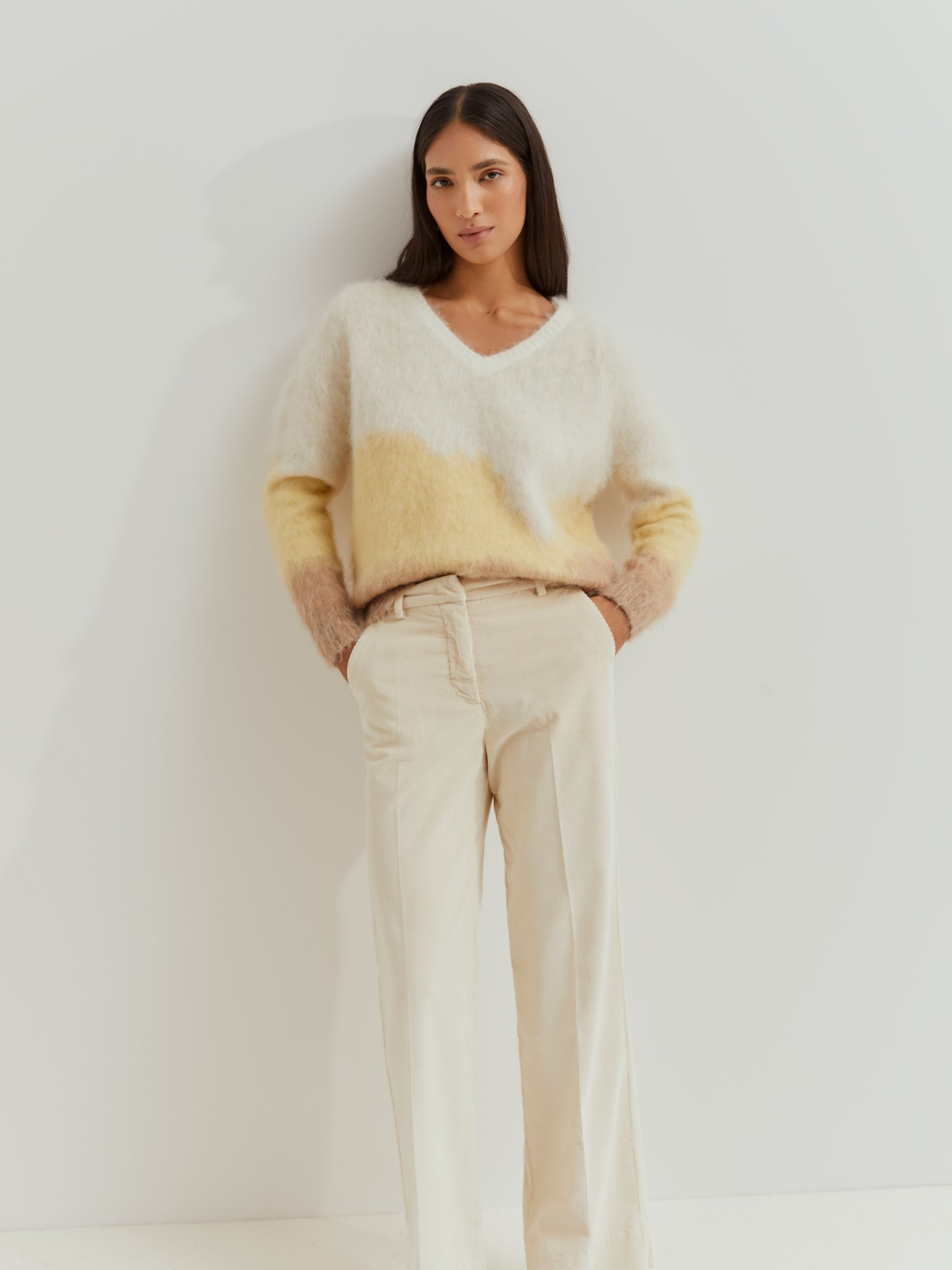 Pantalón ancho de pana