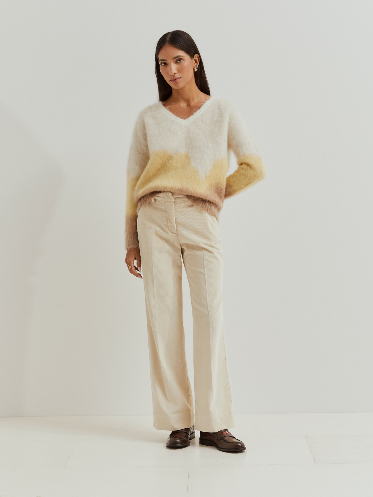 Pantalón ancho de pana