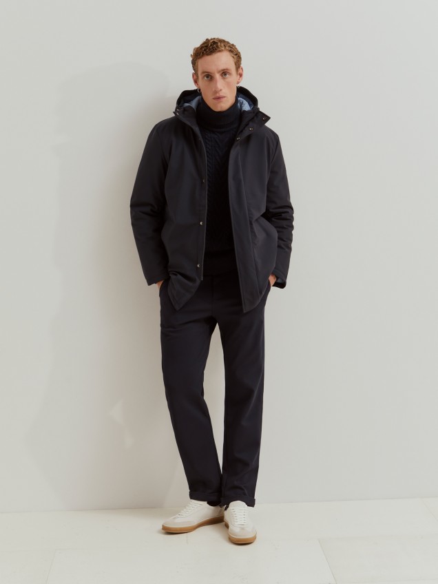 Hooded parka