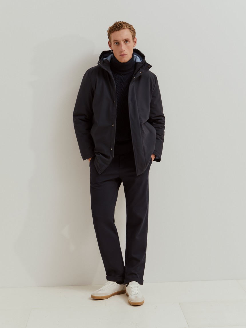 Hooded parka