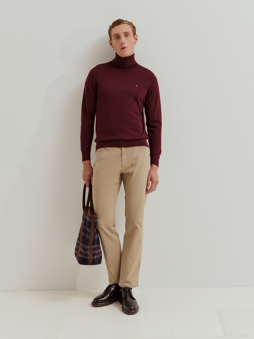 Regular fit pants