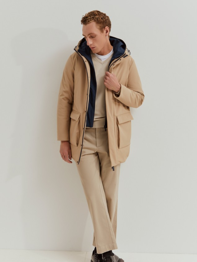 Hooded parka