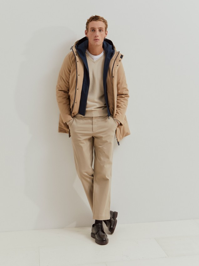 Hooded parka
