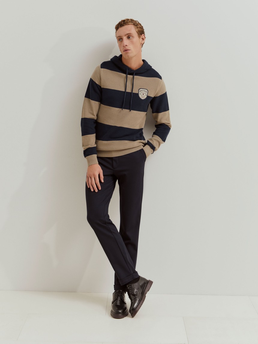 Sudadera de rayas
