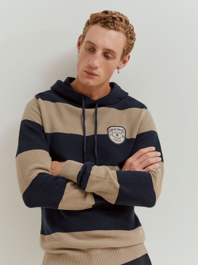 Sudadera de rayas
