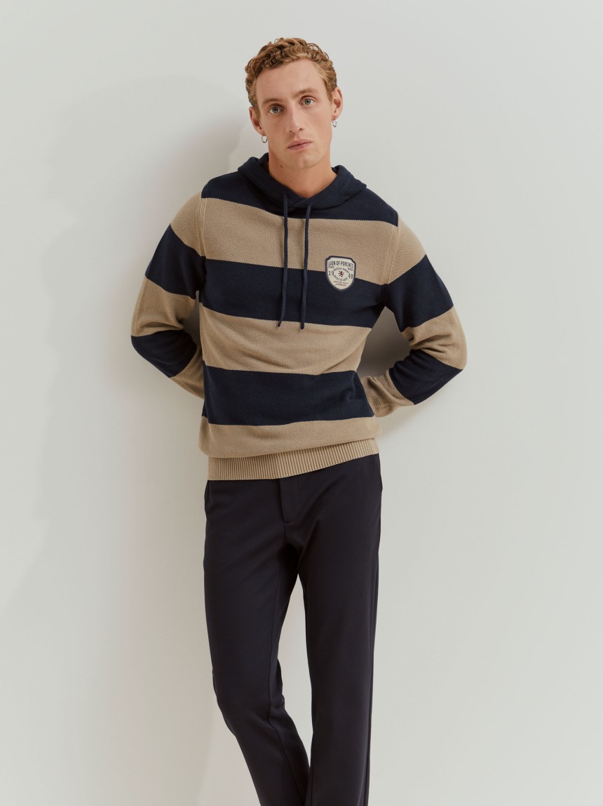 Sudadera de rayas