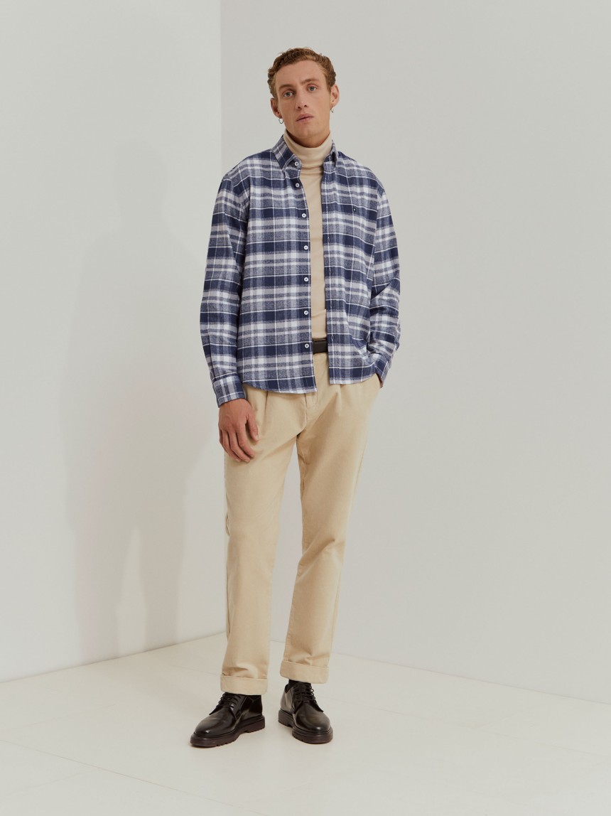 Camisa xadrez regular fit