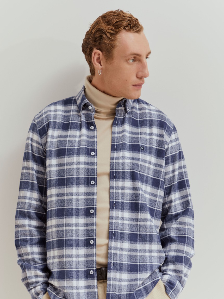 Camisa xadrez regular fit