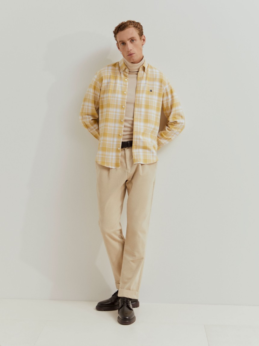 Camisa xadrez regular fit