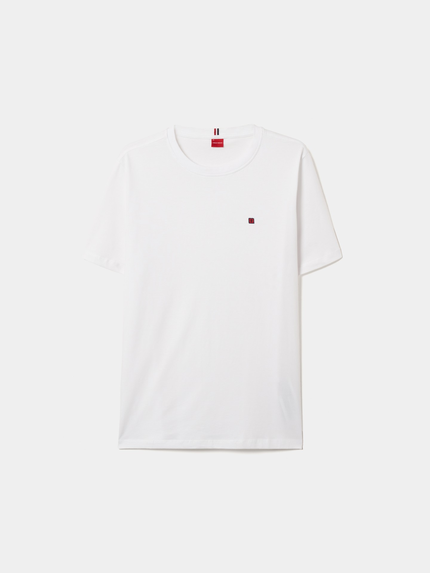 T-shirt básica de algodão