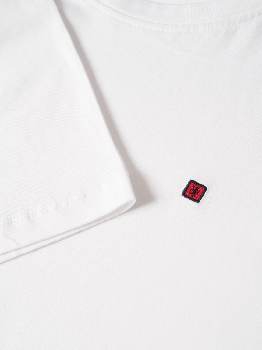 T-shirt básica de algodão