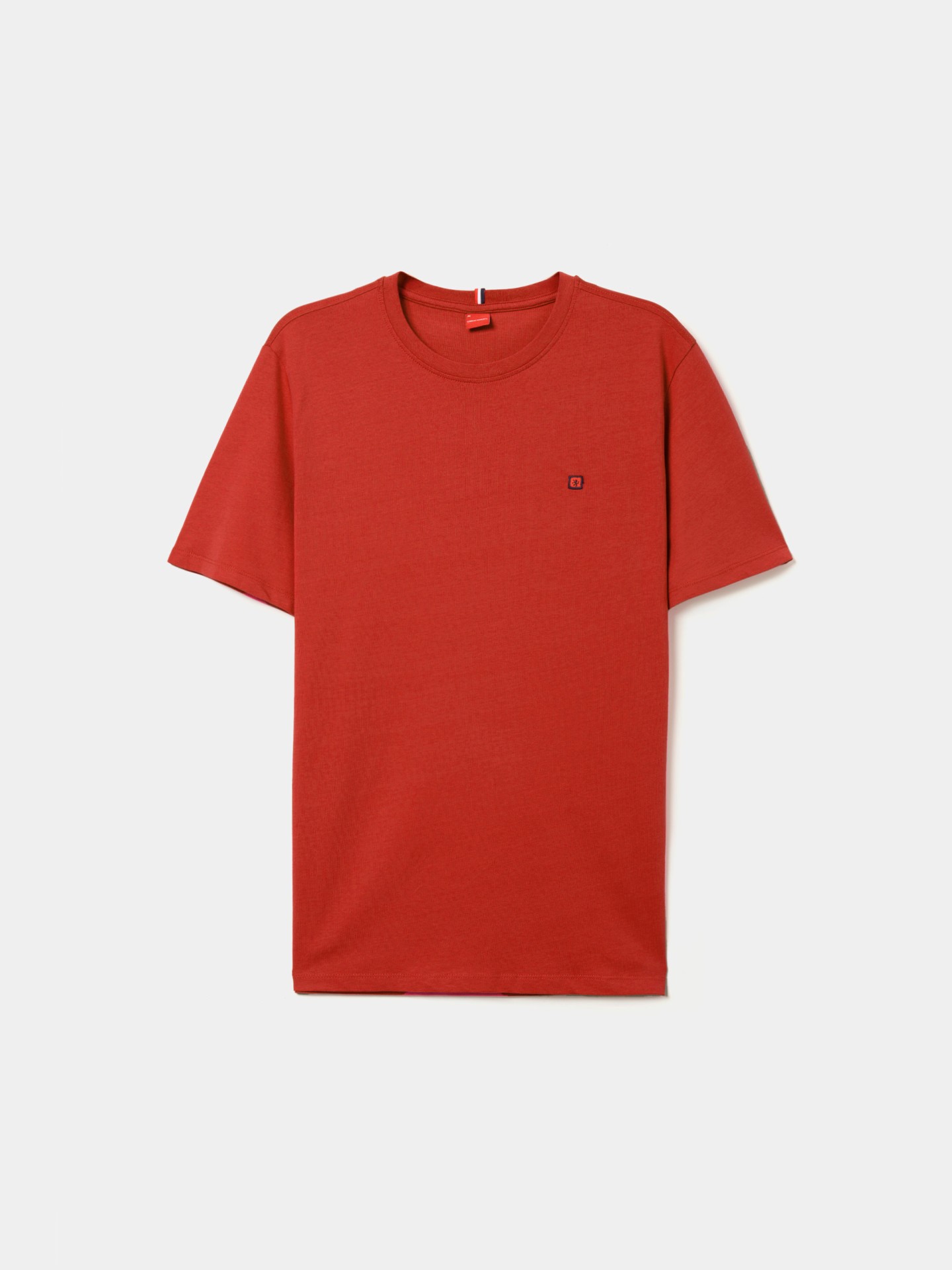 T-shirt básica de algodão