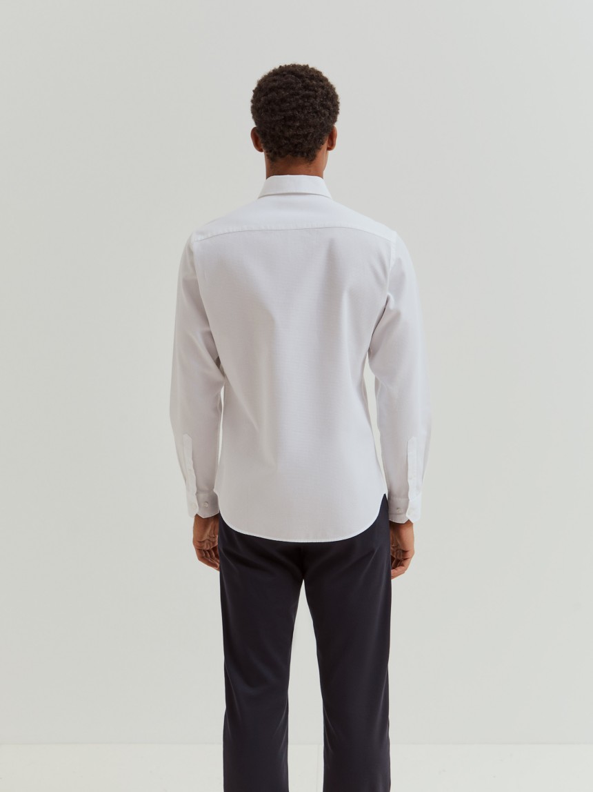 Camisa slim fit de algod�o