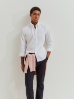Camisa slim fit de algod�o