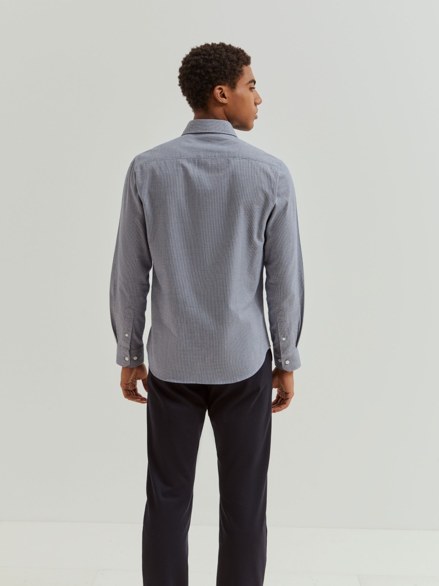 Camisa slim fit micropadr�o