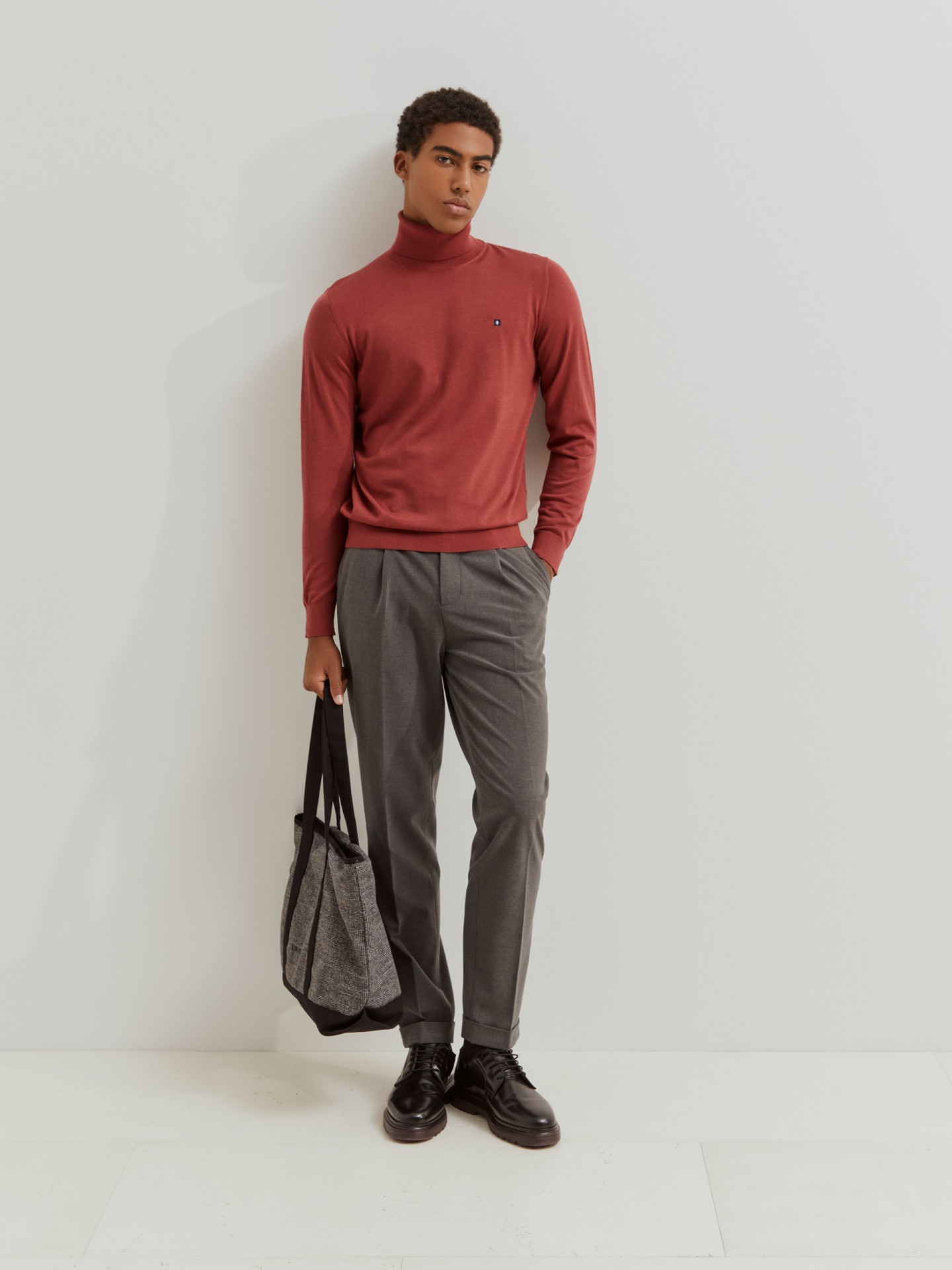 Camisola de gola alta