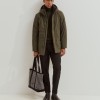 Quilted Parka with Hood Quilted Parka