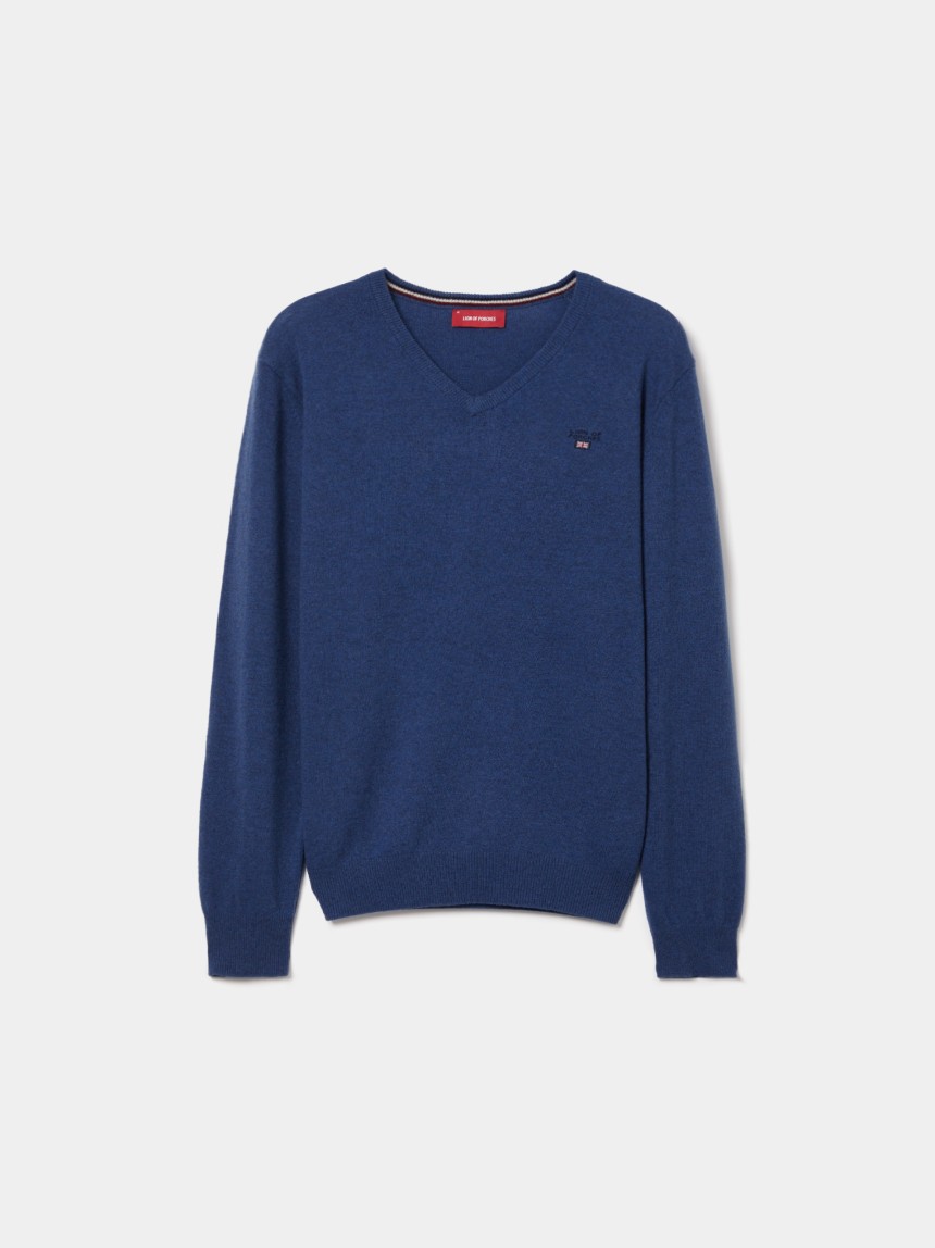 Pullover em mistura de l�