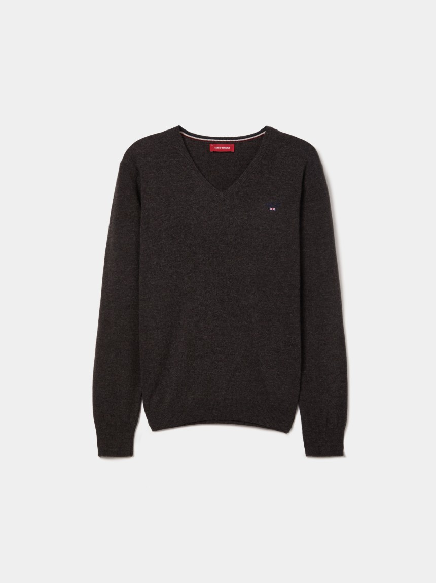 Pullover em mistura de l�