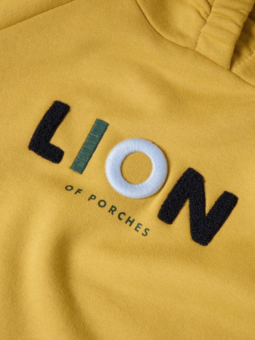 Sweatshirt bordada com capuz