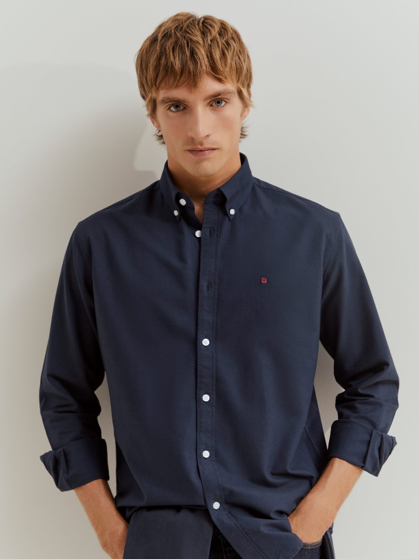 Camisa oxford regular fit