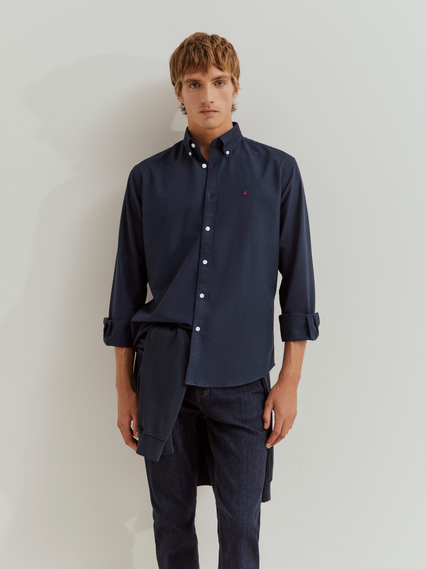 Camisa oxford regular fit