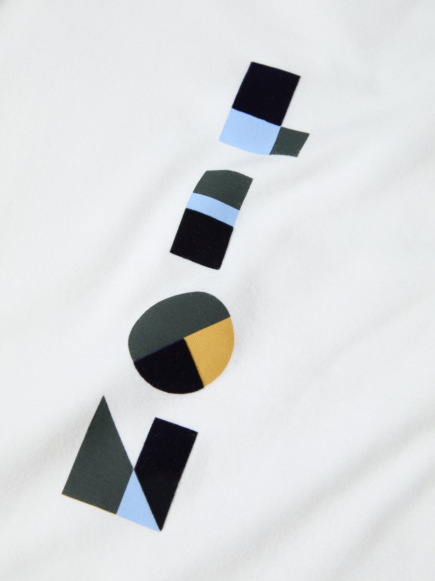 Camisola estampada com lettering