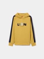 Sweatshirt bordada com capuz