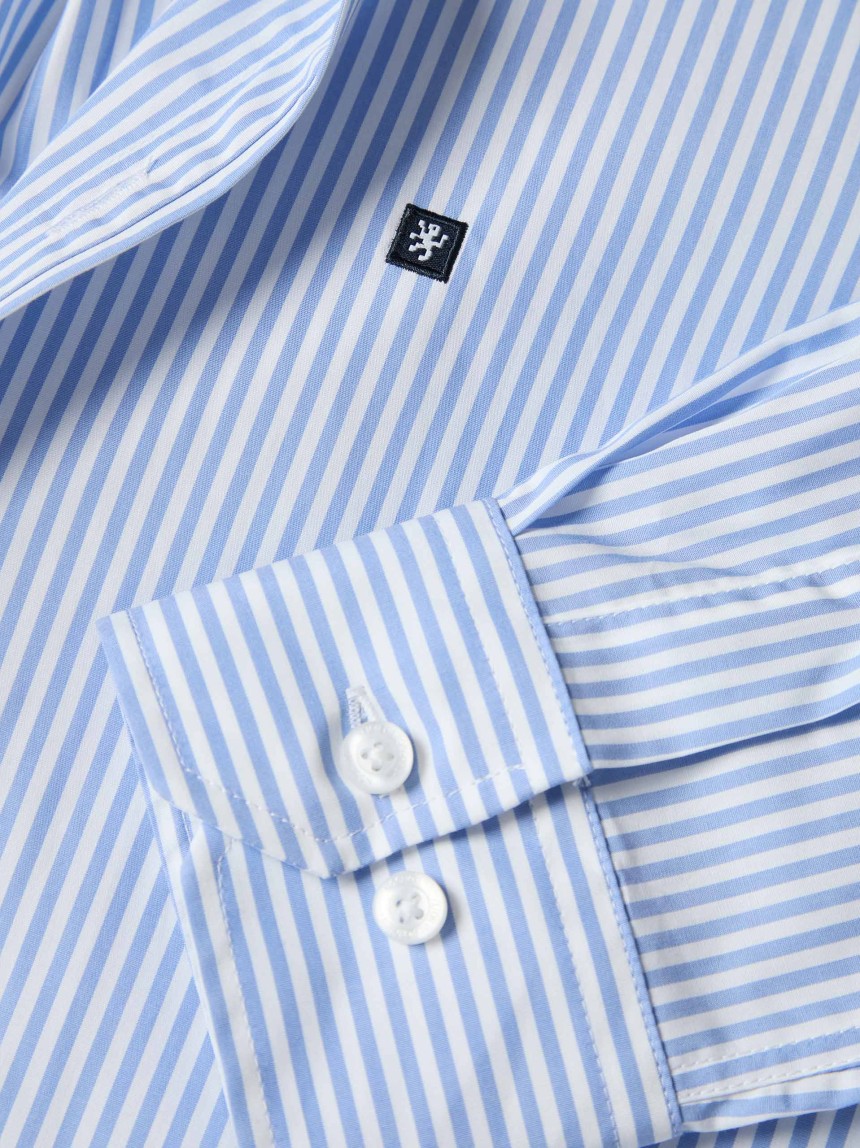 Camisa riscas regular fit