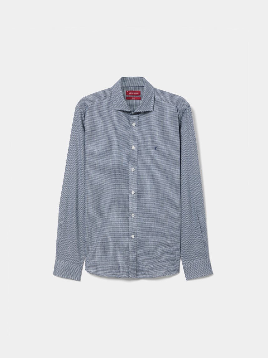 Camisa slim fit micropadr�o