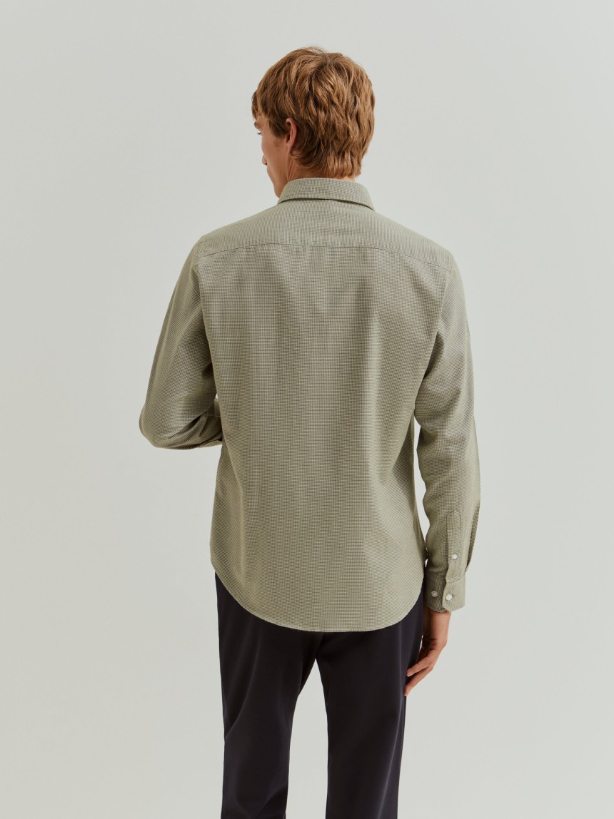 Camisa slim fit micropadr�o