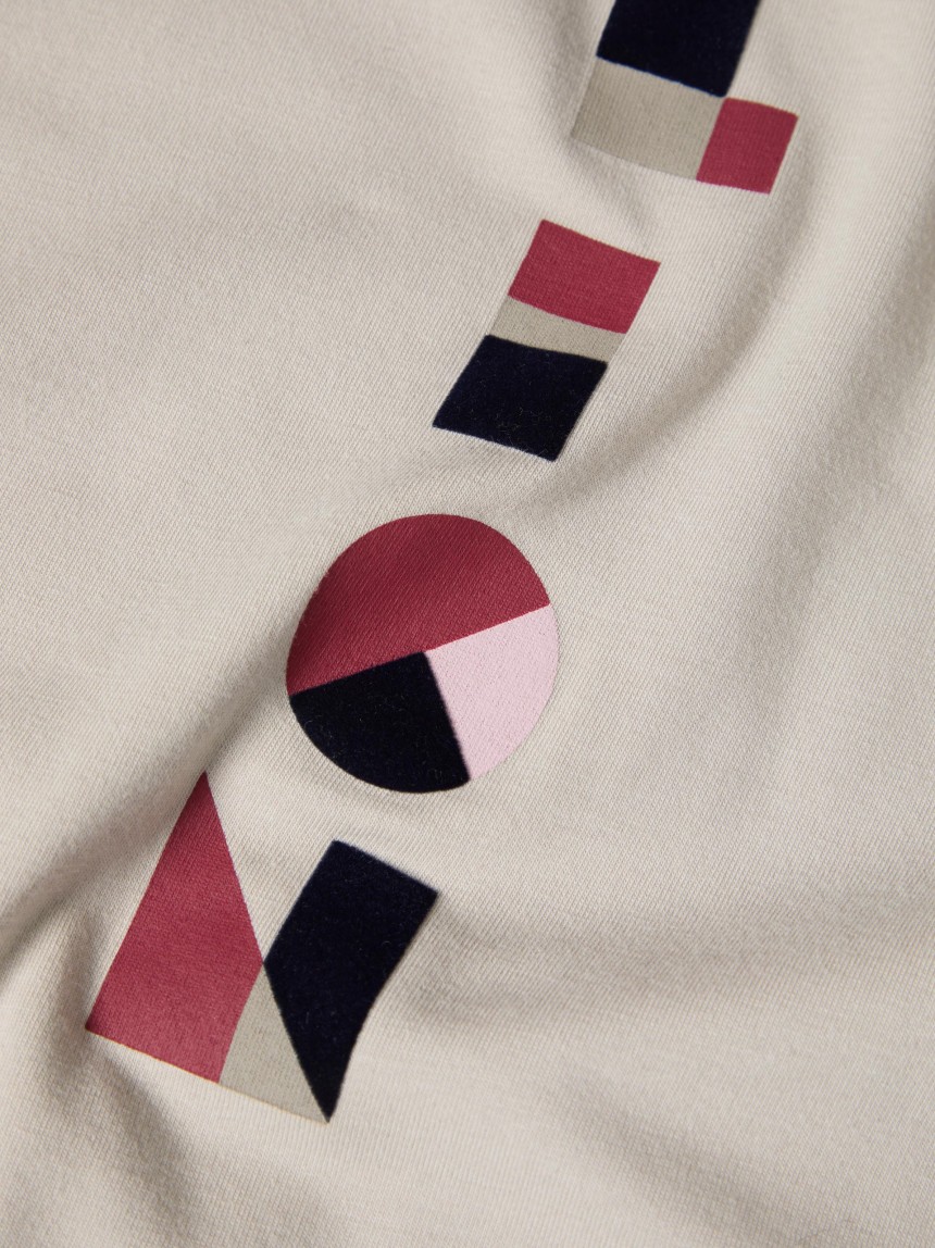 Camisola estampada com lettering