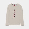 Camisola estampada com lettering