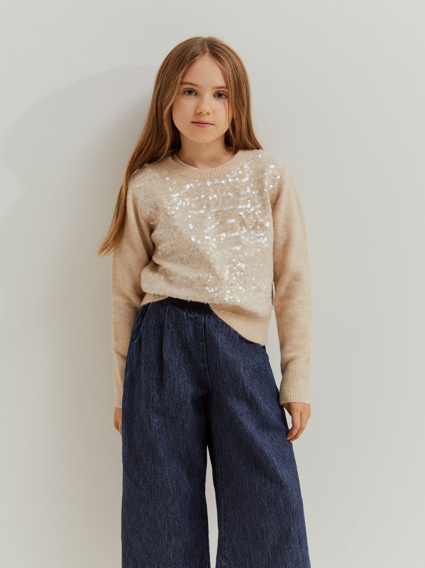 Cal�as denim wide leg