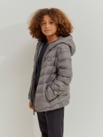 Blus�o acolchoado com capuz