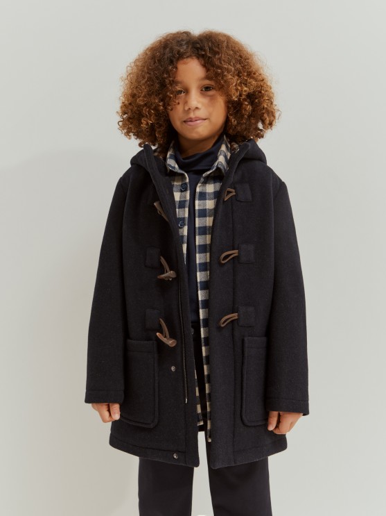 Overcoat with hood - LP003498_599 - LION OF PORCHES