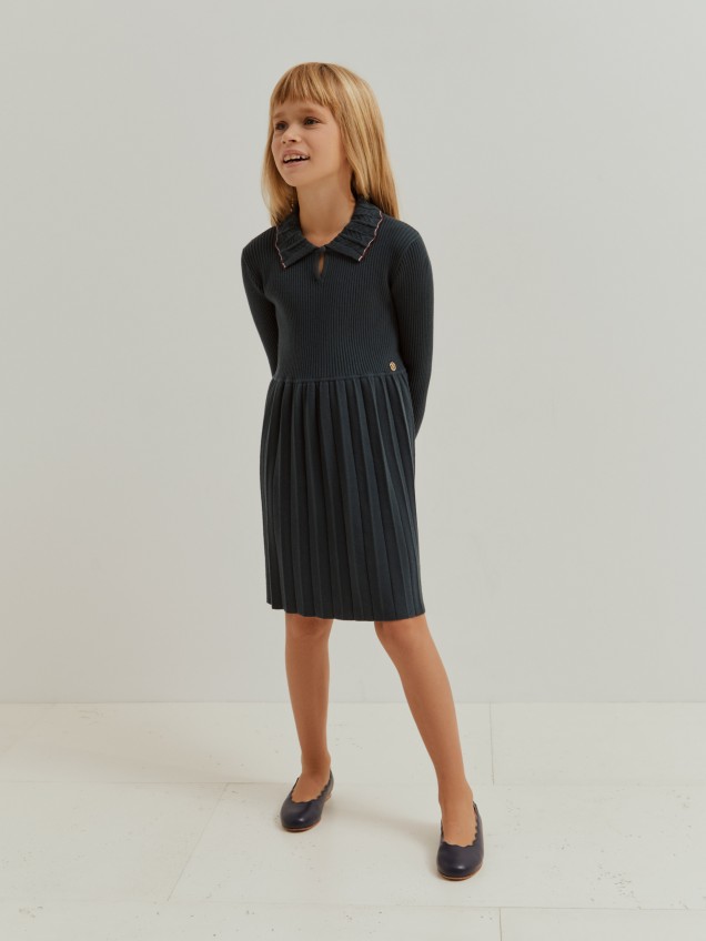 Ribbed knit dress