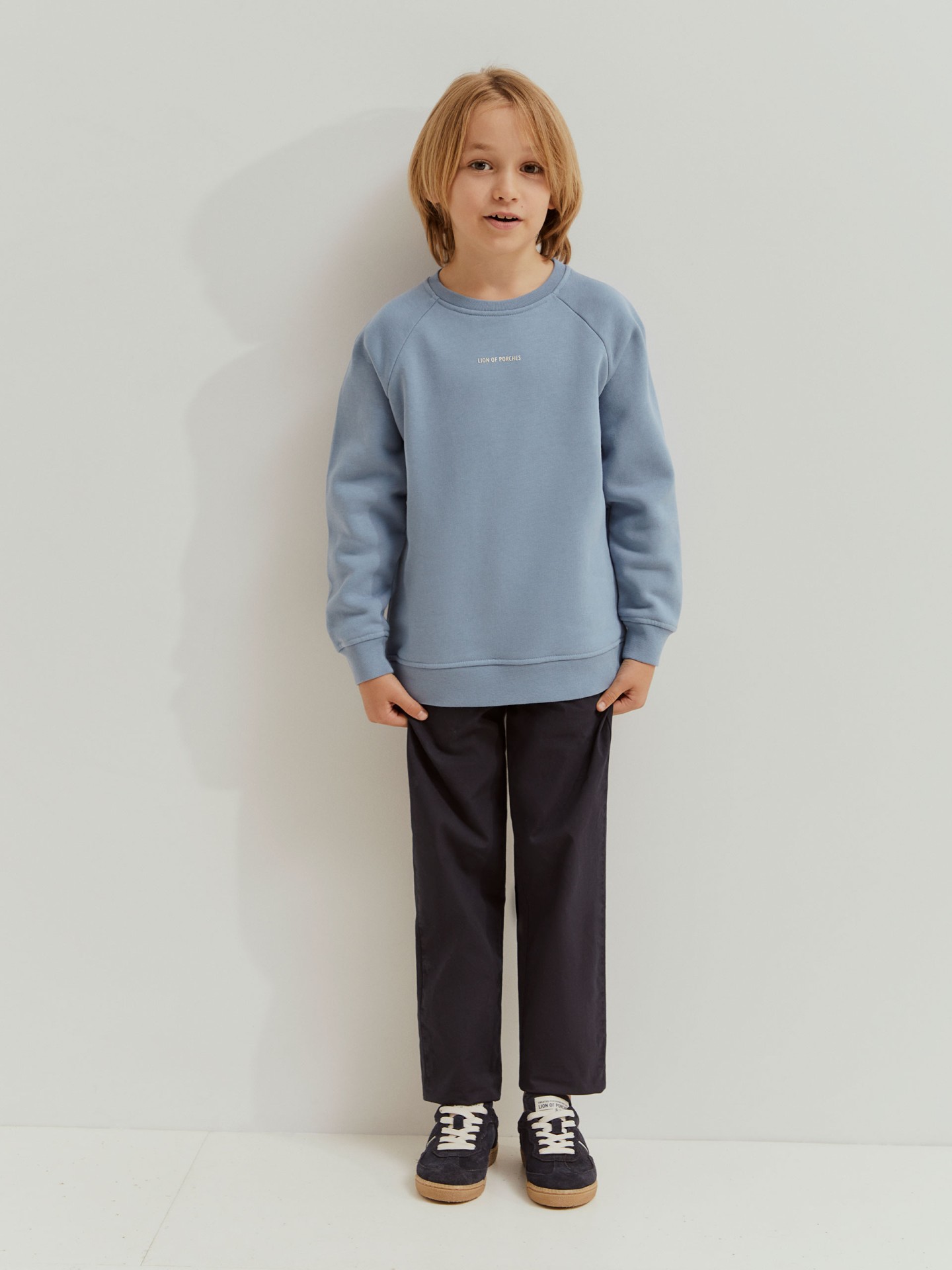 Sweater decote redondo