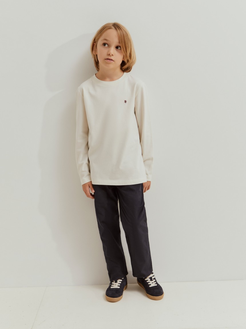 Camisola B�sica de algod�o