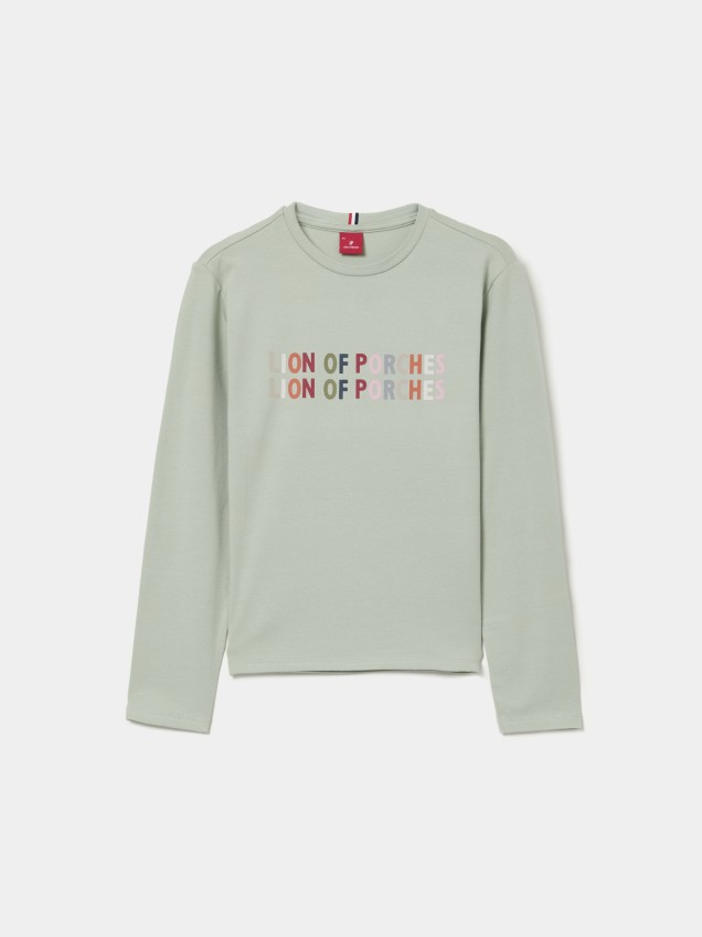 Camisola de algodão elástico