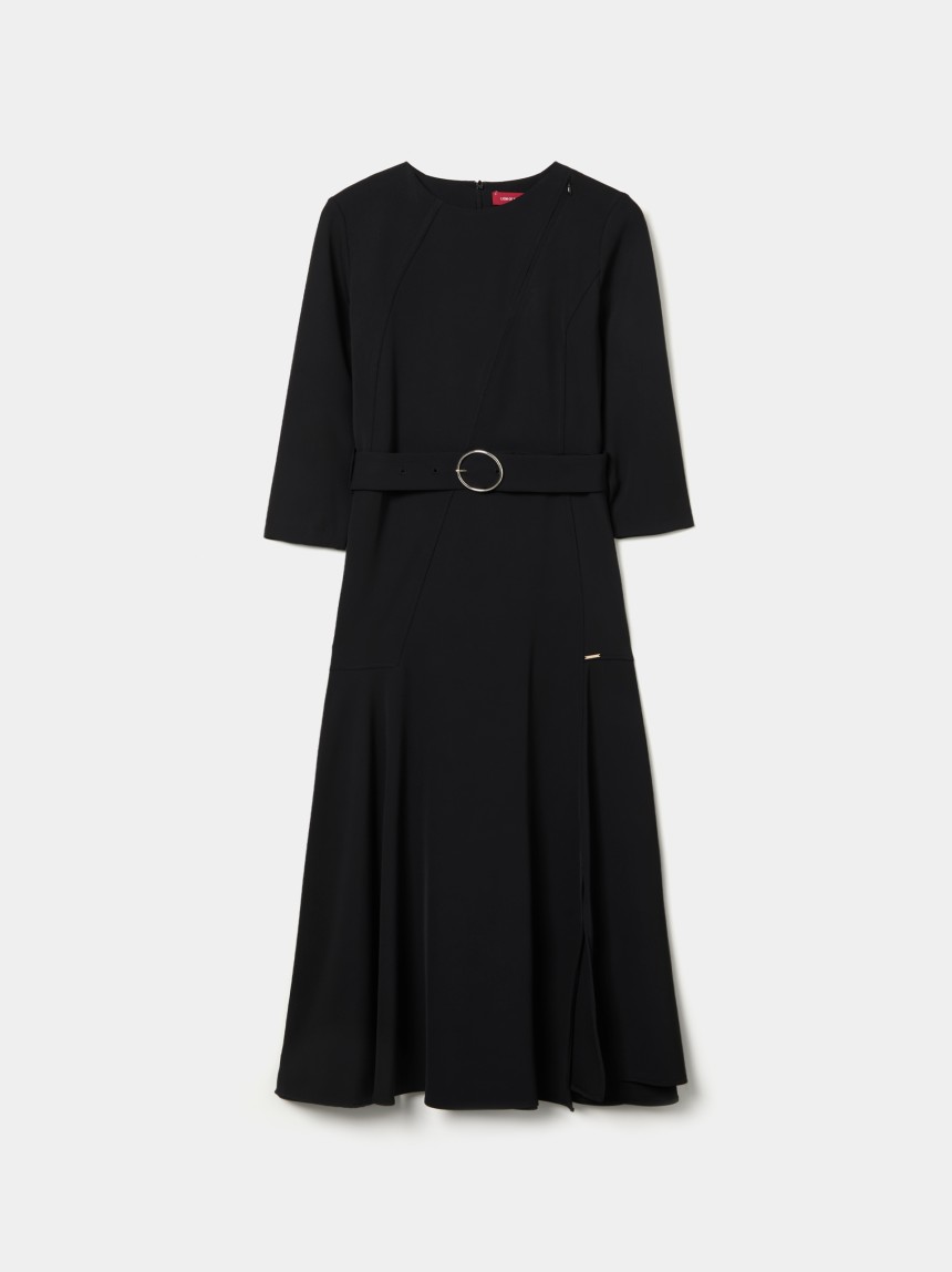 Long knit dress