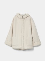 Casaco oversize com capuz