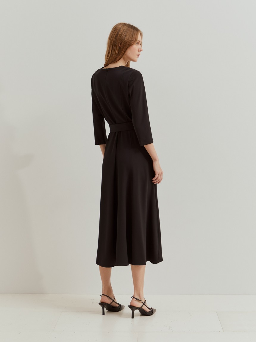 Long knit dress