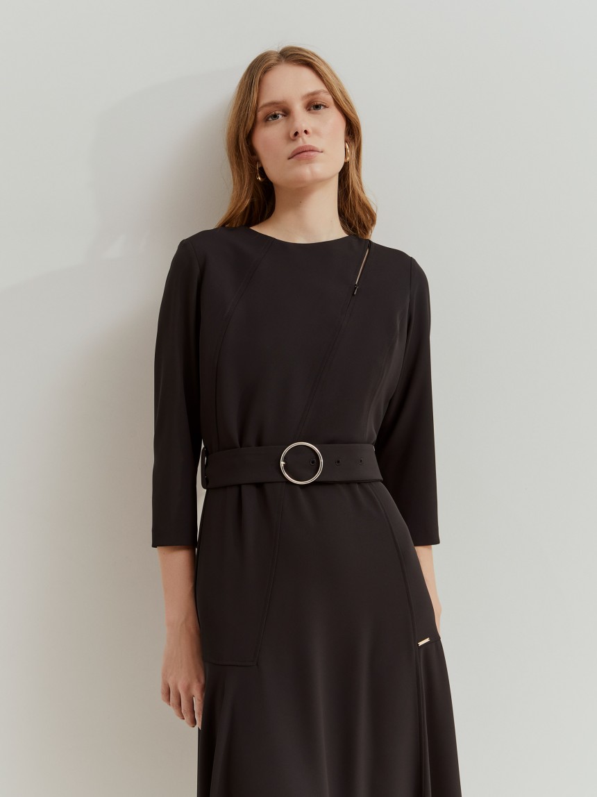 Long knit dress