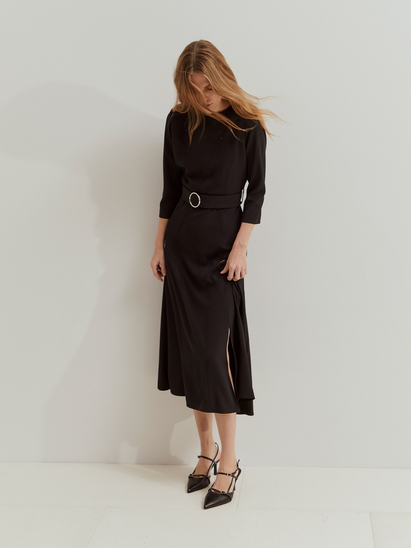 Long knit dress
