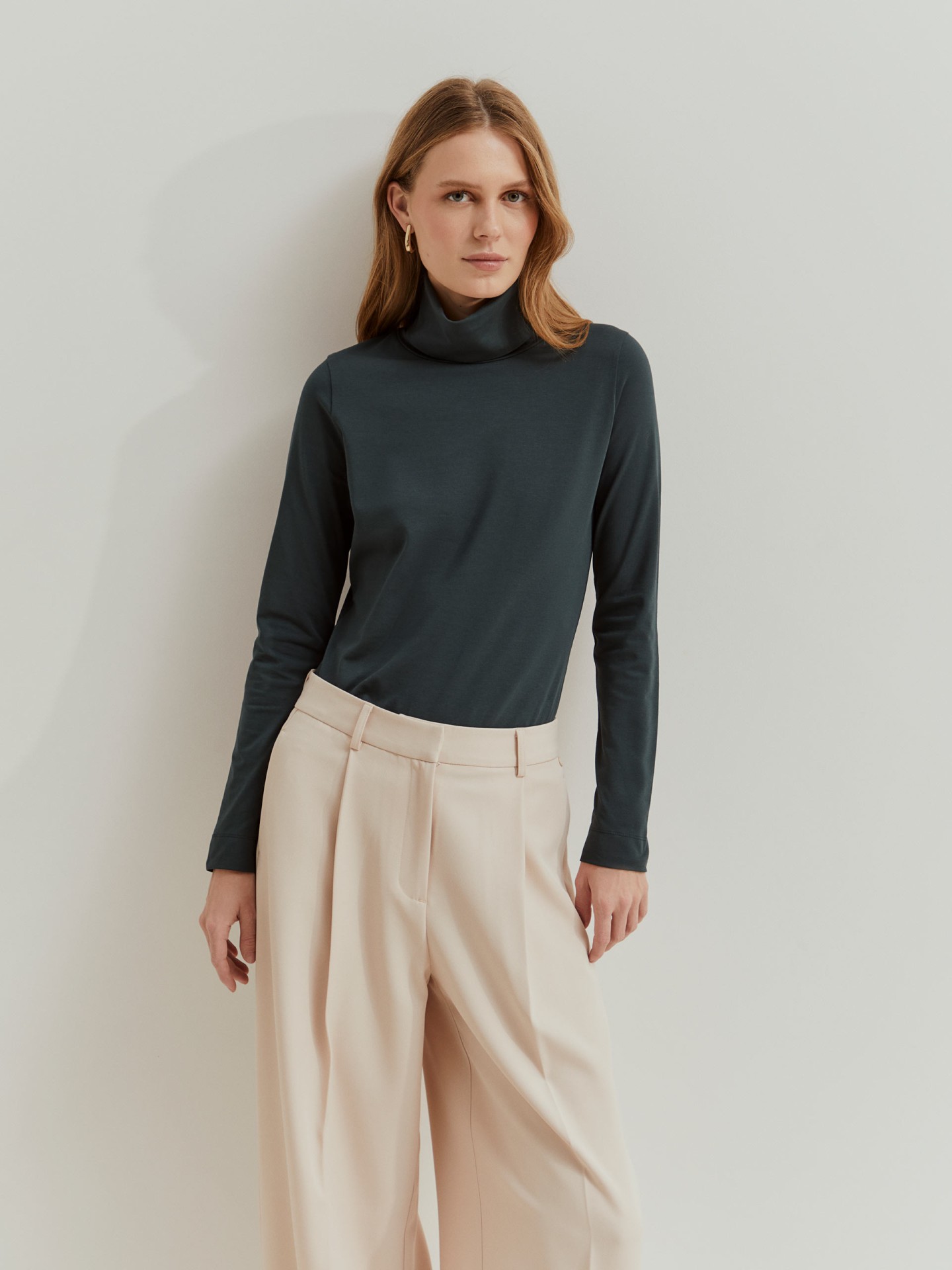 High-neck sweater