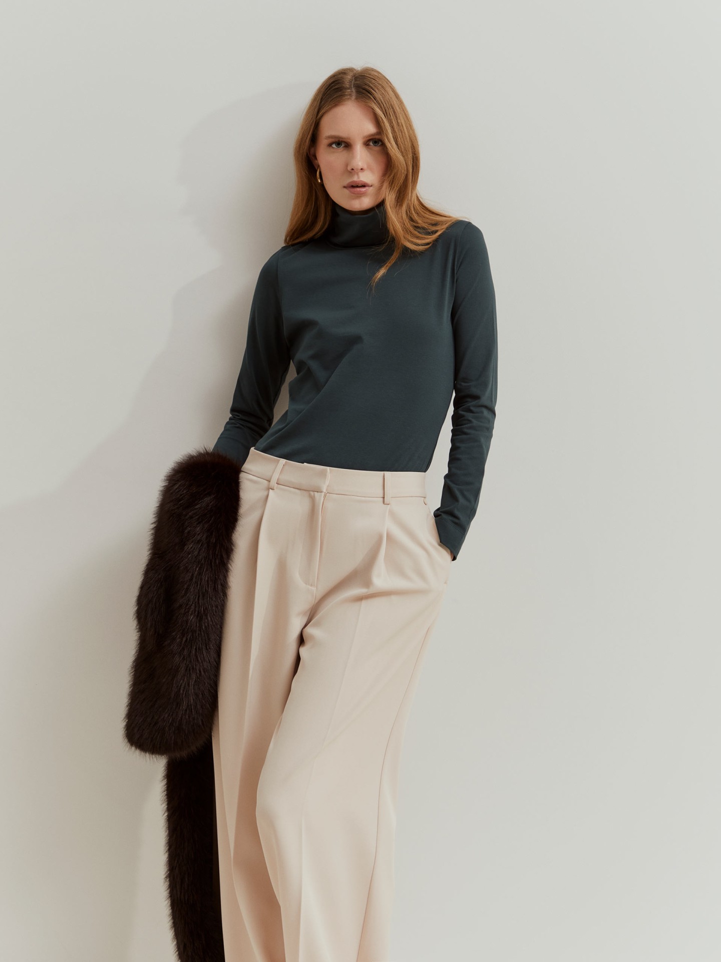 High-neck sweater